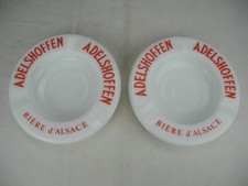 lot cendriers Adelshoffen bière Alsace pub vintage french ashtrays Aschenbecher