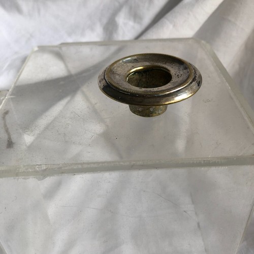 Bobeche bronze argente - en,