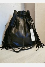 SAC KAPORAL NOIR EN CUIR TU REF  OXANAH 17W04