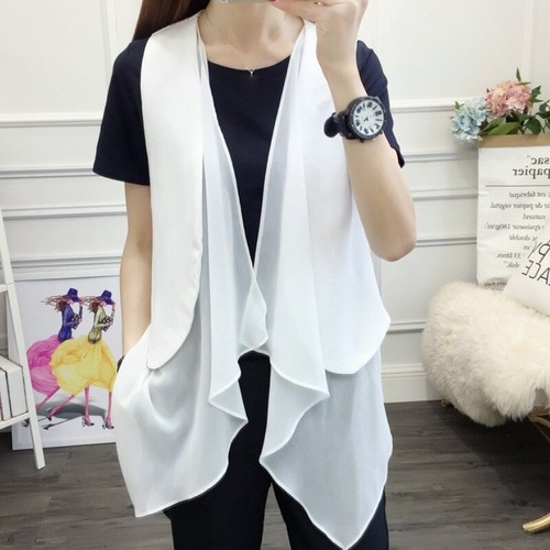 Femme mousseline gilet - mousseline,
