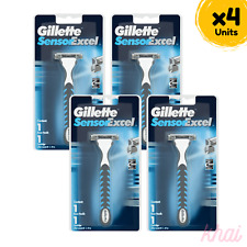 4x Gillette Sensor Excel Razor