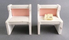 Lundby of Sweden - Chambre Pink Heaven 2 Tables de Nuit Maison de Poupée