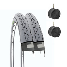 2 Pneus 24 x 1 3/8 + Chambres