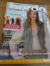  BURDA VINTAGE CHEMISIERS JUPES PANTALONS  ALLURE RETRO LOOK GLAMOUR  2004