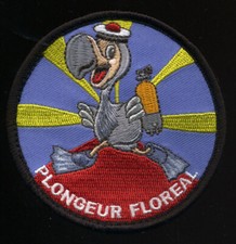 Marine plongeur floreal - marine,