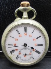  Montre Gousset mécanique Comptoir Jean D'ARC à MORTEAU  44 mm Balancier OK***