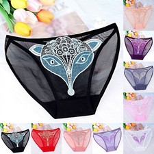 Culotte brodée transparente