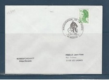 FRe  env.  inauguration de la poste facteur a vélo  34 Magalas  1986