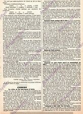 LE CIDRE ET LES BARRIQUES A HUILE ARTICLE DE PRESSE 1939