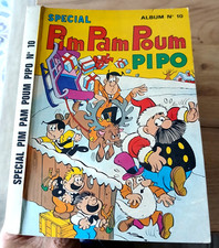 BD album reliure special PIM PAM POUM PIPO n° 10 avec 35.36.37 LUG 1970/1971 TBE