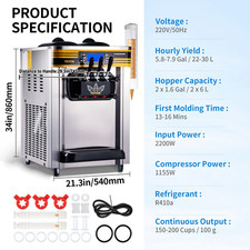 VEVOR Machine À Crème