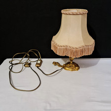 Lampe ancienne en bronze - Pied en en forme de bougeoir à main - XXe