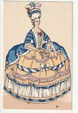 Illustrateur AB - Histoire du Costume : Regne de LOUIS XVI 1775 - Carte Postale