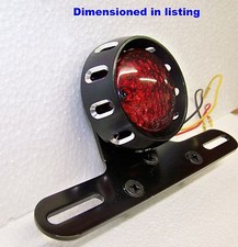 Old School LED Feu Arrière Unité E-Mark Bouchon Cafe Racer Moto Custom