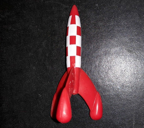 Tintin figurine fusée - tintin,