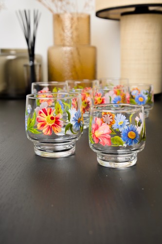 Lot verres vintage - lot,