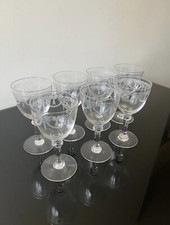 Lot De 7 Verres A Vin Rouge En