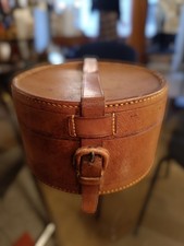 Rare Boîte à faux col en cuir – Old England (Angleterre ou France), vers 1910/30