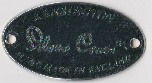 Silver cross pram body - body, badge