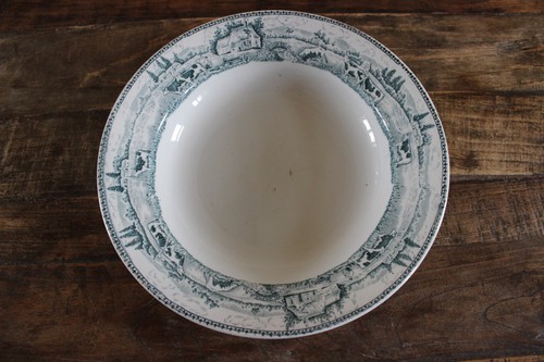 Plat rond creux - terre, de