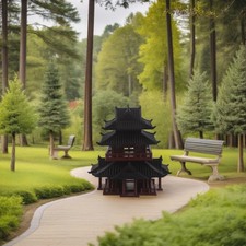  Statue miniature de pagode 