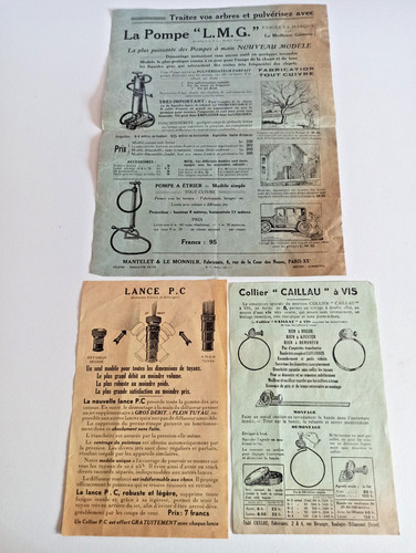 Ancienne pub 1930 - , pompe