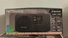 Muse M-128 DBT - Radio-réveil FM/DAB+ Bluetooth NFC double alarme snooze - NEUF