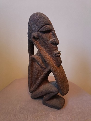 Statuette dogon pierre - statuette, en
