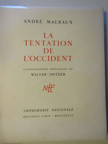 Tentation occident - de,
