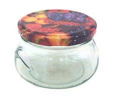 Préserver Pot 300ml Pot de Stockage Bocal Jam Jar Bouchon à Vis