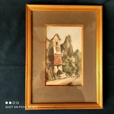 TABLEAU ANCIENNE AQUARELLE