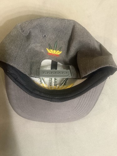 Gray adjustable snapback hat - snapback,