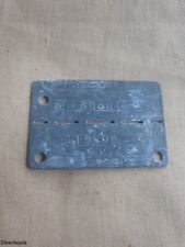 PLAQUE D IDENTITE DU STALAG XII AVEC DEUX  BONS D ACHAT.