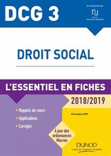 DCG 3 - Droit social -