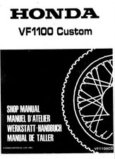 MANUEL ATELIER REVUE RÉPARATION PDF HONDA VF1100 CUSTOM VFC 1983