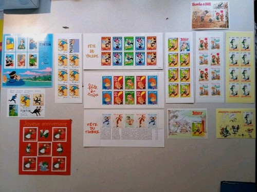 Timbres neuf lot carnet - lot, 9