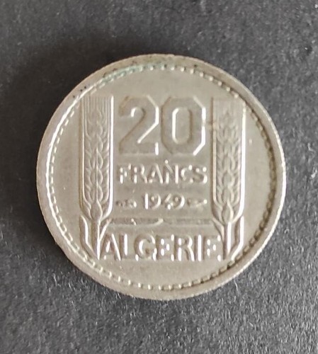 Algérie piece francs - de, 20