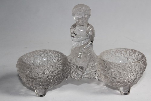 Salière verre moulé - , petite