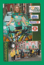 CYCLISME carte cycliste JUODVALKITE URTE  Equipe FORNO D'ASOLO Signée