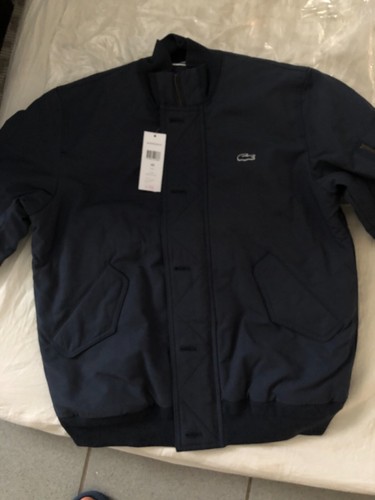 Blouson lacoste bleu marine - bleu,
