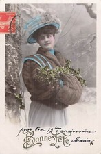 CP EMAILLOGRAPHIE BONNE FETE