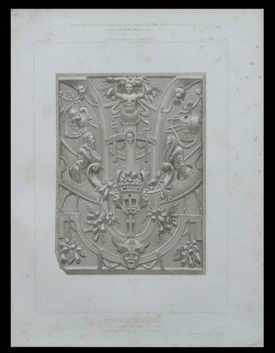 Panneau bois sculpte xvie - bois,
