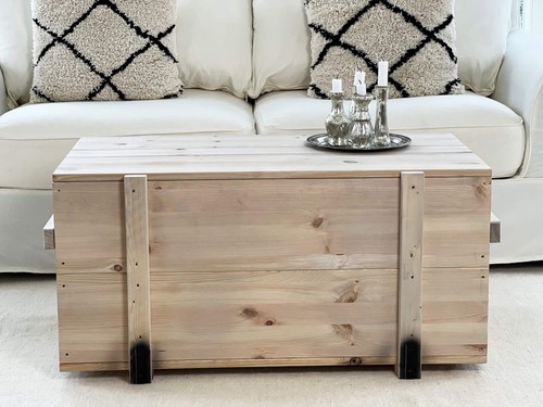 Coffre table basse - coffre, en