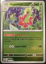 Carte Pokemon MEGANIUM 010/132 REVERSE ME01 Méga-Evolution MEG FR NEUF