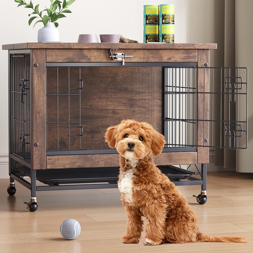 Caisse chien bois grand - bois,