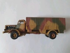 INCONNU  - CAMION BACHE ALLEMAND TYPE MERCEDES  - Ech: 1/43e - A RESTAURER -
