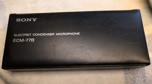 Sony ecm 77b electret - sony,