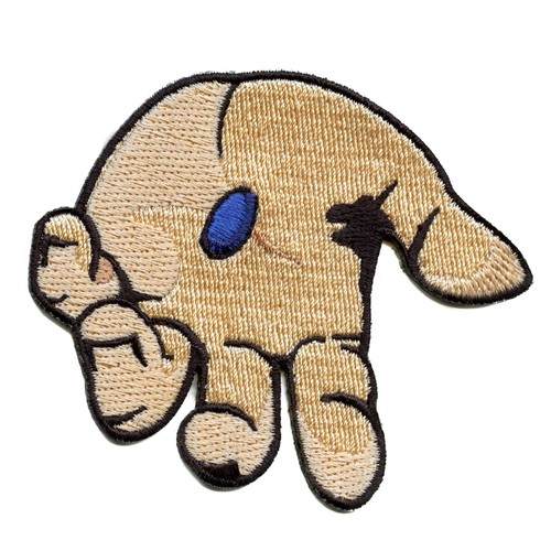 Bleu pilule main gauche - main, patch