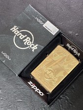 Zippo Hard Rock Cafe New Orleans Gold Rare 2018 jamais utilisé avec étui