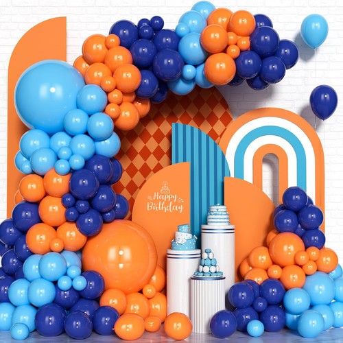 Kit arche ballons bleu et - ballons,